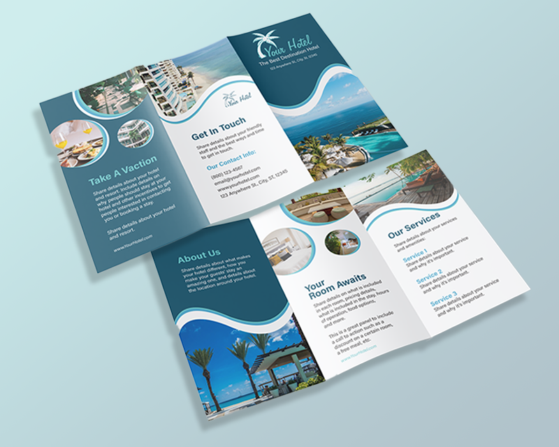 9x12 Trifold Brochure Template