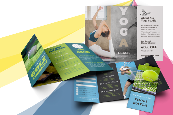 Brochure for Sports Event