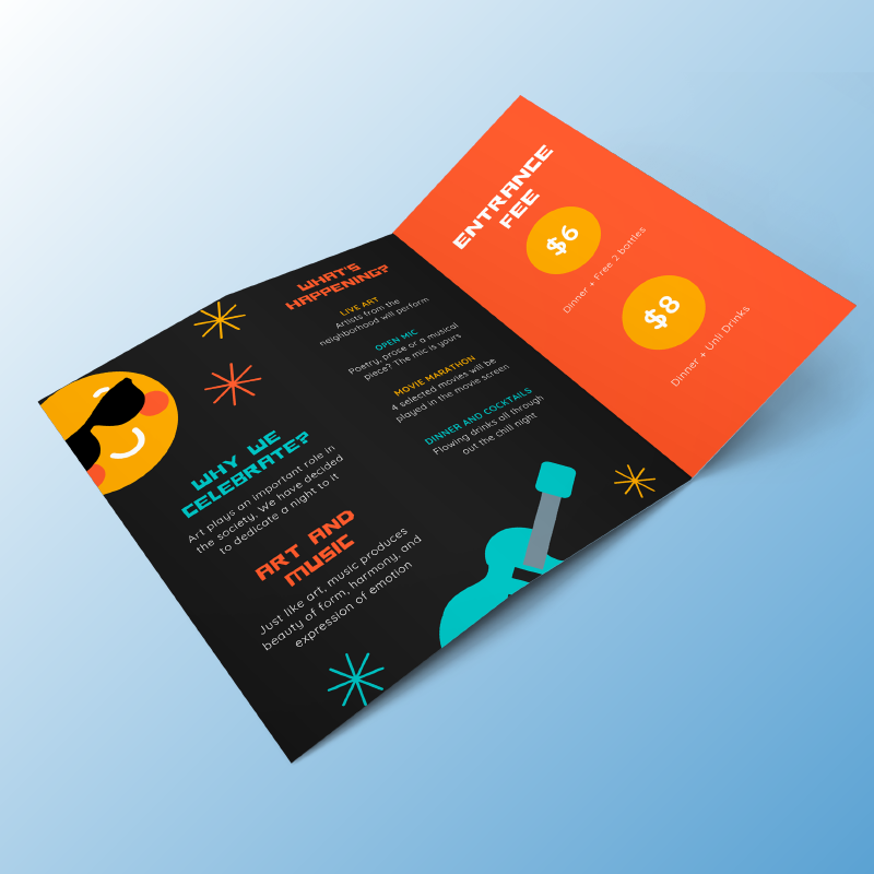 Event Brochure Content Design