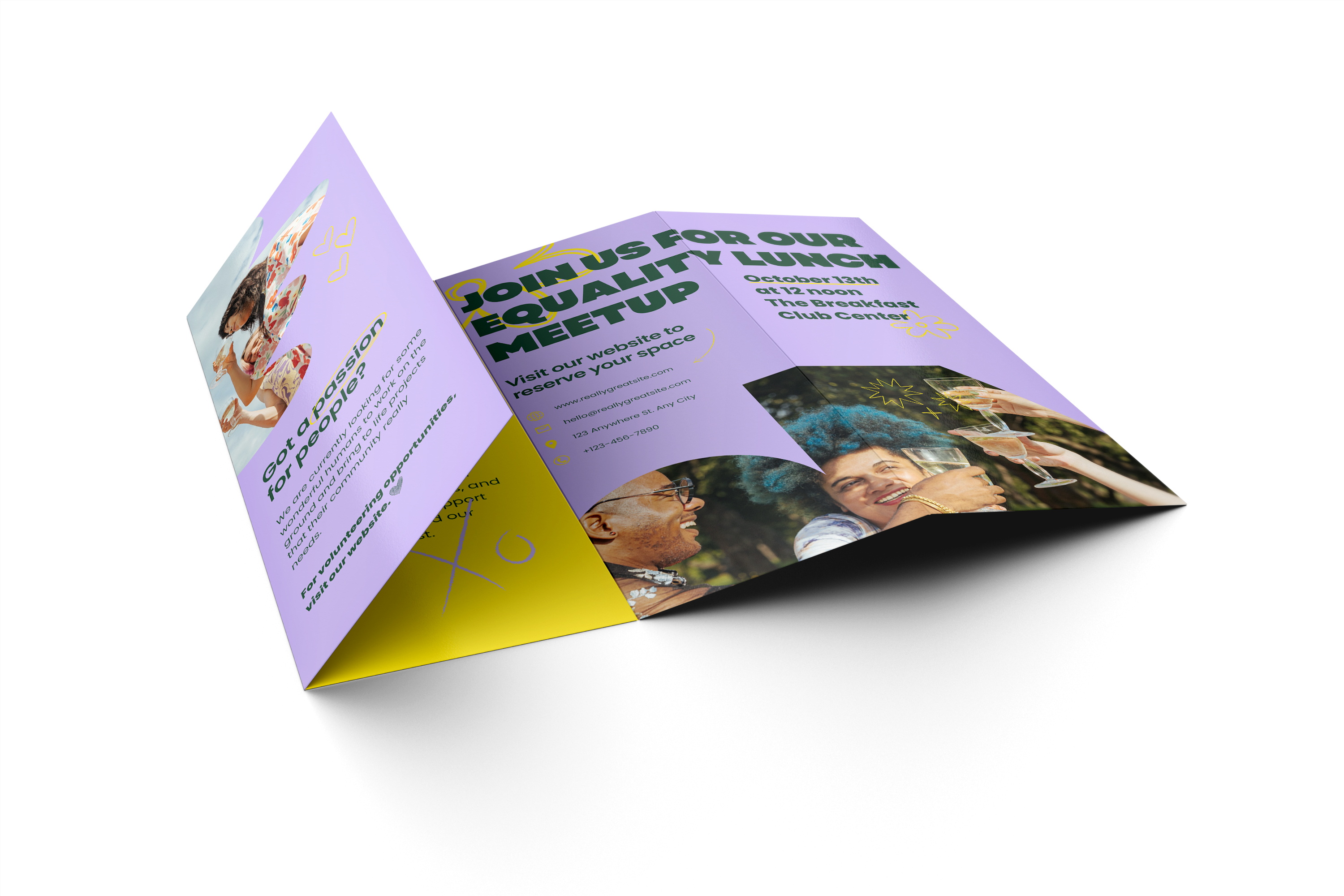 Nonprofit Event Brochure - Support