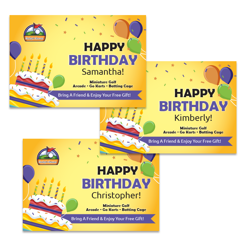 Personalized Birthday Promotions