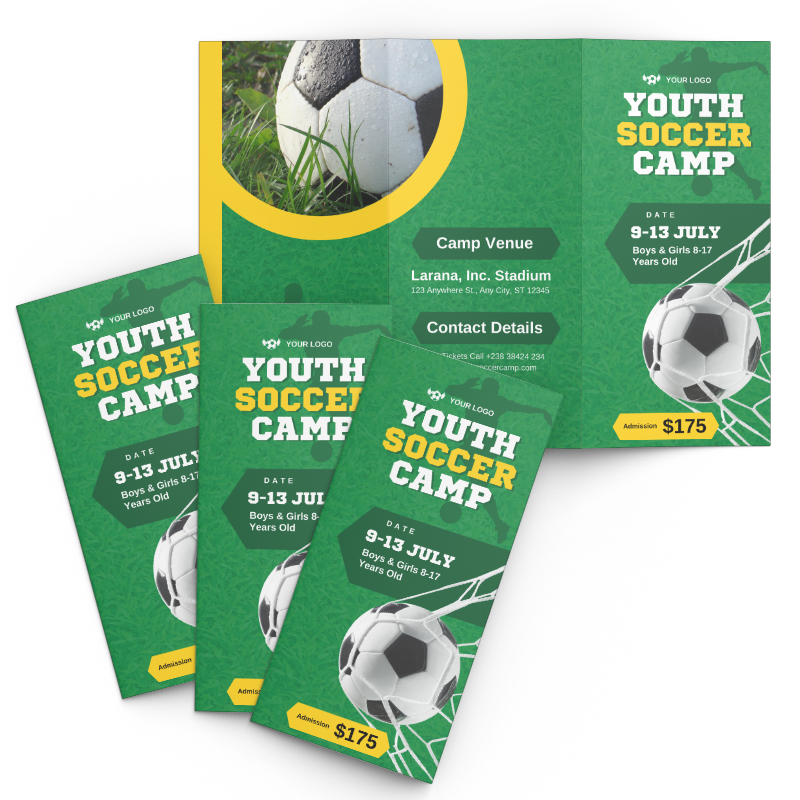 Soccer Camp - Sports Event Brochure