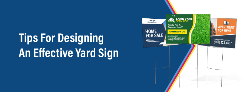 Yard Sign Design Tips